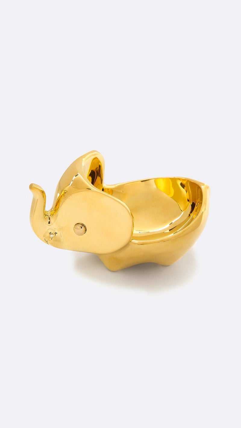 Jonathan Adler وعاء حلقة الفيل من البرونز من جوناثان أدلر - Image 3
